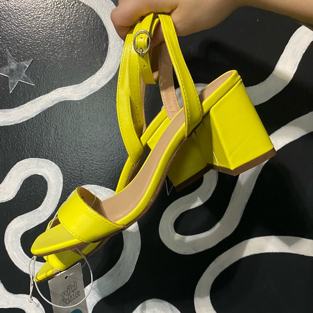Neon sandals!!